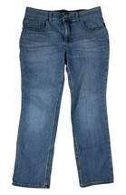 Womens Lee Straight Leg Slim Fit Jeans Mid Rise Comfort Waist Stretch Si... - $467.49 MXN