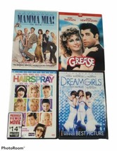 Grease / Mamma Mia! / Hairspray / Dreamgirls MUSICAL DVD LOT - £6.04 GBP