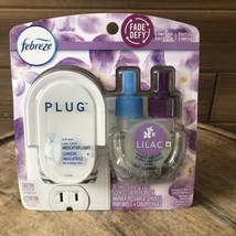 Febreze Plug Lilac Scented Oil Refill with Warmer Limited Edition Sealed - $17.75