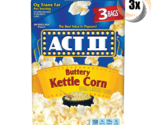 3x Packs Act II Buttery Kettle Corn Flavor Microwave Popcorn | 3 Bags Pe... - $20.77