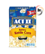 3x Packs Act II Buttery Kettle Corn Microwave Popcorn | 3 Bags Per Pack ... - $17.03