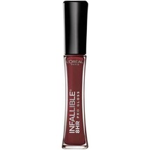 L�Oreal Paris Makeup Infallible 8 Hour Hydrating Lip Gloss, Raisin, 0.5 ... - £10.21 GBP