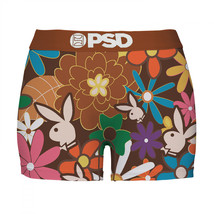 Playboy Flower Funk PSD Boy Shorts Underwear Brown - $16.99