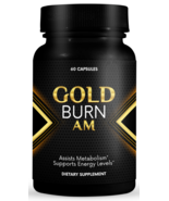 Gold Burn AM, assists metabolism and support energy-60 Capsules - $39.59