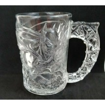 Vintage 1995 Batman Clear Mug McDonald&#39;s Glass - £7.74 GBP