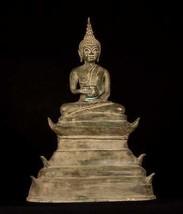 Antico Laos Stile Bronzo Beneficenza Gautama Statua di Buddha - 53cm/53.3cm - £807.90 GBP