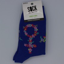 Femme-Powerment Womens Crew Socks Sock It To Me Size 5-10 - £8.12 GBP
