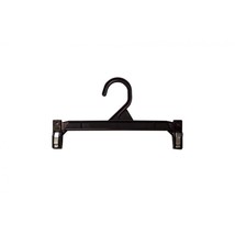 Pinch Clip Plastic Hook Skirt/Slack Hanger, 9 1/2&quot;, Black (Pack Of 100) - £108.75 GBP