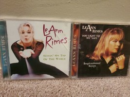 Lot of 2 Leann Rimes CDs: You Light Up My Life, Sittin&#39; on Top of the World - £6.81 GBP