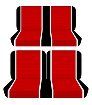 Fits 1955 to 1967 Ford Fairlane 2Door Front 50-50 top and Rear bench sea... - $2,988.92 MXN