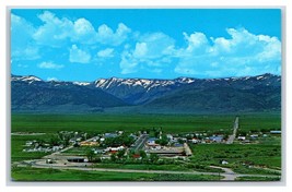 Birds Eye View Bridgeport California CA UNP Chrome Postcard S7 - £3.86 GBP