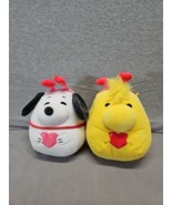 Squishmallow Peanuts Snoopy And Woodstock Valentines Day Hearts (T1) - $14.85