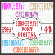 Cinco De Mayo Font Digital Vol.5 - £1.00 GBP
