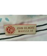 Rare BSA Order Of The Arrow Name Tag John Gilmore Wahissa 118. - €17,30 EUR