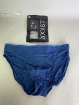 2xist Luxe Modal Rib Low Rise Brief Underwear Dark Blue Mens Size L - $30.00