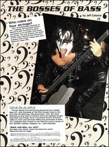 Kiss Gene Simmons + Saigon Kick Matt Kramer 8 x 11 pin-up photo - £3.09 GBP