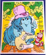 1984 Playskool Snugglebums Gently Wood  Puzzle 11 Pieces Made in USA - $16.82
