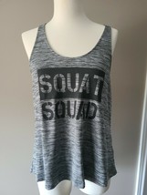 Ladies Athletic Top Size Medium Gray Squat Squad Tank *Free Shipping - $15.78
