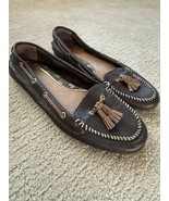 Sperry Top Sider Boat Shoes Casual Brown Leather Slip-ons ~ Women&#39;s Size... - $371.56 MXN