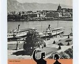 SAS City Portrait Brochure GENEVA Switzerland Scandinavian Airlines Syst... - $17.82