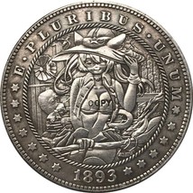 Hobo Nickel 1893-S Usa Morgan Dollar Coin Copy Type 147 - £7.16 GBP
