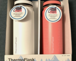 ThermoFlask 24 Oz Stainless Steel Insulated Water Bottle 2-Pack 2 Set of... - £18.82 GBP