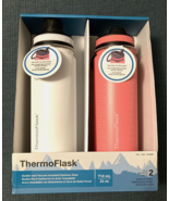 ThermoFlask 24 Oz Stainless Steel Insulated Water Bottle 2-Pack 2 Set of Colors - $23.99