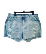 Denizen From Levi&#39;s Womens Size 18 Light Wash High Rise Distressed Shorts - €11,28 EUR