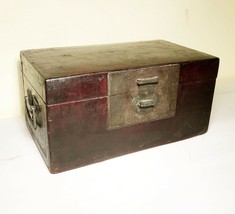 Antique Chinese Leather Box (3488), Circa mid of 19th century - £223.73 GBP