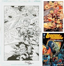 Gerry Conway Firestorm Legends of Tomorrow #2 Pg 17 Original Art Eduardo... - $296.99