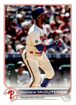 2022 Topps Team Sets Philadelphia Phillies #PHI-3 Andrew McCutchen NM-M ID:45729 - £2.36 GBP