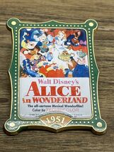 Disney Alice In Wonderland Movie Poster 1951 12 Months of Magic Pin KG JD - $22.76