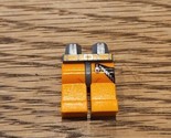LEGO Minifigure Legs Orange with Zipper, Gray Hips - £1.48 GBP