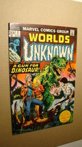 WORLDS UNKNOWN 2 *SOLID GLOSSY* BRONZE AGE HORROR 1973 VAL MAYERIK ART - $11.00