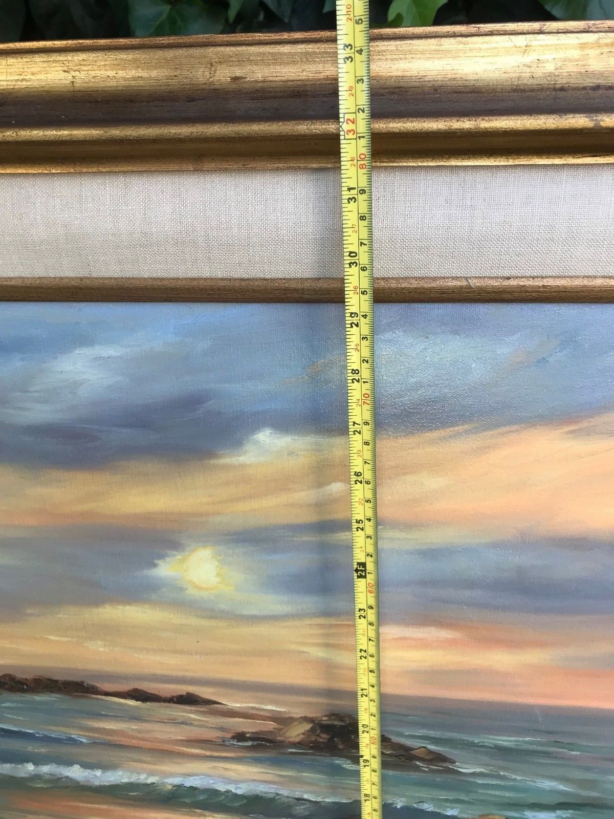 RYSSEL Original 1950s HUGE SEASCAPE MODERN IMPRESSIONIST OIL Canvas Paul Gachet Item image 7