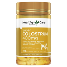 Healthy Care Super Colostrum 400mg 200 Chewable Tablets - £81.56 GBP