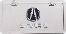 ACURA 3d  dual Logos  License Plate + Clear Protective  lens - $55.00