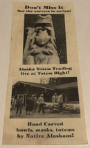 Vintage Alaska Totem Trading Brochure BR5 - £6.95 GBP