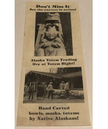 Vintage Alaska Totem Trading Brochure BR5 - £6.98 GBP