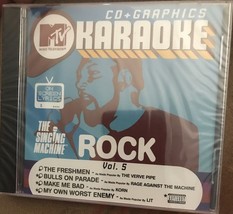 MTV Karaoke- Rock Hits -  Volume 5 -  Brand New - CD - Plus Graphics - $4.95