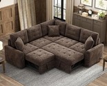Living Room Furniture Sets,Sectional Folded Cup Holder,L-Shape Storage O... - $1,850.99