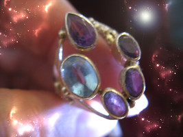 HAUNTED RING PORTAL OF WEALTH AND WINDFALLS HIGHEST LIGHT COLLECT MAGICK  - £7,319.44 GBP