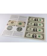 Series of 2003 $1 Federal Reserve Note Sheet (4Pcs) FR#1927-K BEP Folder - €34,10 EUR
