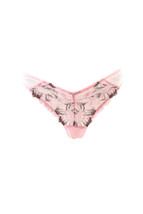 L&#39;agent By Agent Provocateur Womens Thongs Lace Elegant Floral Pink Size S - £15.33 GBP