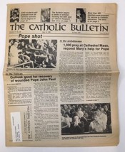 The Catholic Bulletin May 15, 1981 St. Paul Minnesota Pope Shot Front Page - £15.73 GBP