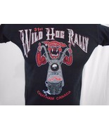   Wild Hog Rally  31st T Shirt Size Small Cotton  Harley Cartoon - $12.06 CAD