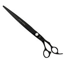 MPPGeib Black Pearl Pro Straight or Curved Dog Grooming Shears Titanium ... - £128.26 GBP+