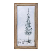 Framed Tis the Season Pine Tree Print 18&quot;H - $973.65 MXN