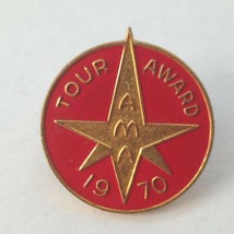 Vintage AMA American Motorcycle Association 1970 Tour Award Member Pin - £2.99 GBP