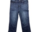 AXEL Men&#39;s 38 x 30 Large Leg Boot Cut Blue Denim Stretch Jeans - £14.78 GBP
